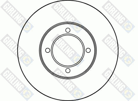 6026911 GIRLING Тормозной диск (фото 1)