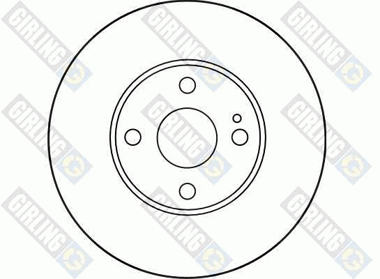 6027021 GIRLING Тормозной диск (фото 2)