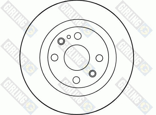 6027034 GIRLING Тормозной диск (фото 2)
