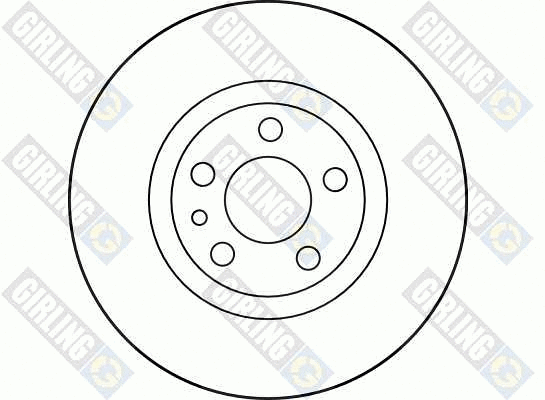 6027161 GIRLING Тормозной диск (фото 2)