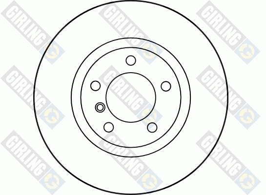 6027315 GIRLING Тормозной диск (фото 2)