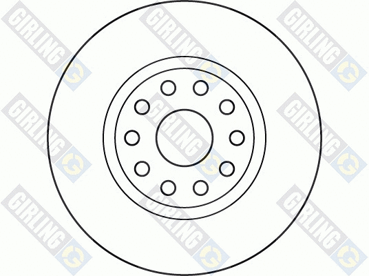 6027601 GIRLING Тормозной диск (фото 2)