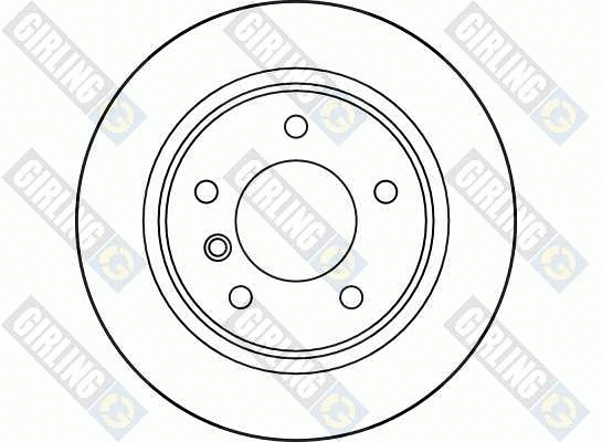 6027672 GIRLING Тормозной диск (фото 2)