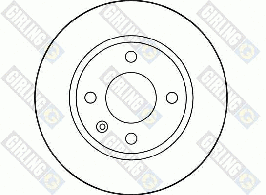 6027753 GIRLING Тормозной диск (фото 2)