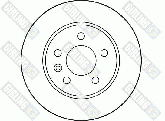 6027971 GIRLING Тормозной диск (фото 2)