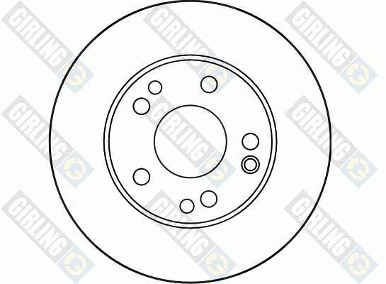 6028141 GIRLING Тормозной диск (фото 2)