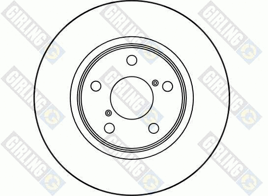 6030911 GIRLING Тормозной диск (фото 2)
