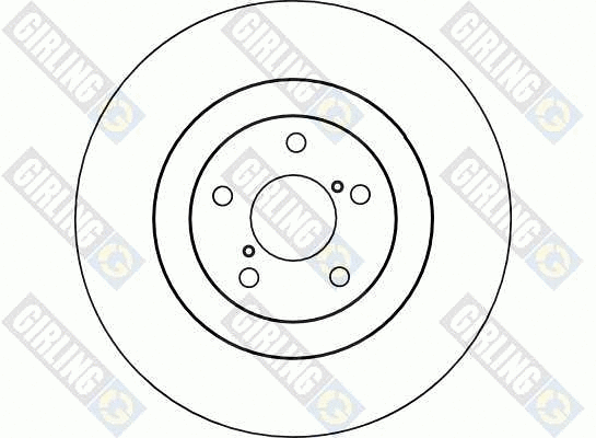 6041041 GIRLING Тормозной диск (фото 2)