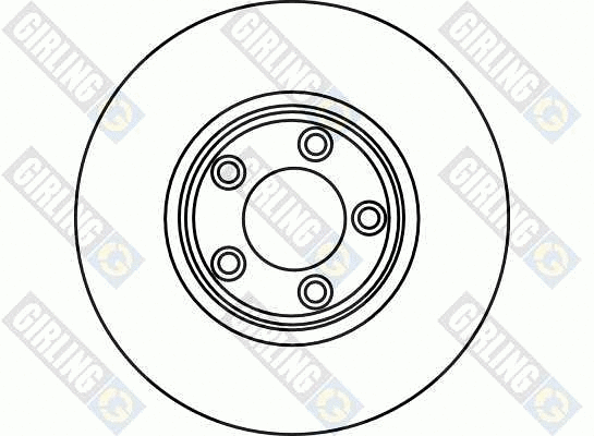 6041062 GIRLING Тормозной диск (фото 2)