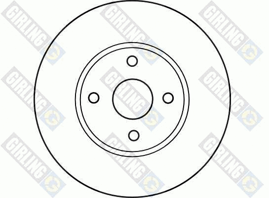 6041211 GIRLING Тормозной диск (фото 2)