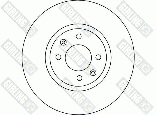 6041411 GIRLING Тормозной диск (фото 2)