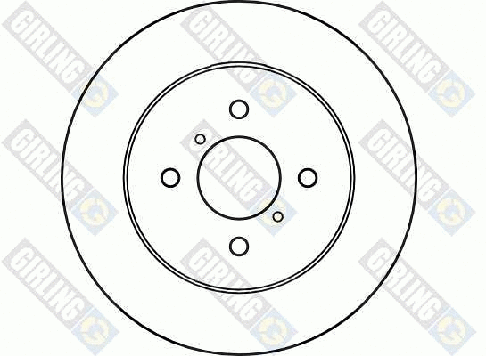 6041551 GIRLING Тормозной диск (фото 2)