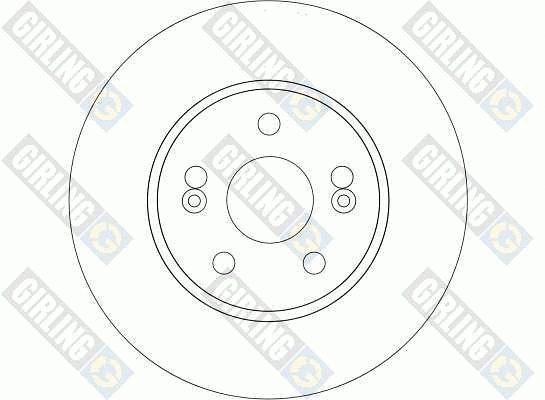 6041641 GIRLING Тормозной диск (фото 1)