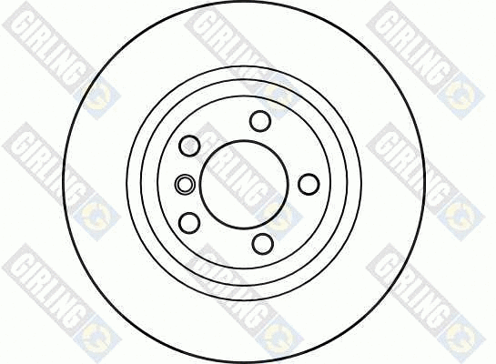 6041661 GIRLING Тормозной диск (фото 2)