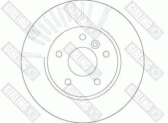 6041945 GIRLING Тормозной диск (фото 2)