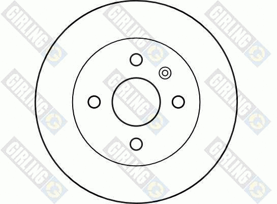 6042004 GIRLING Тормозной диск (фото 2)