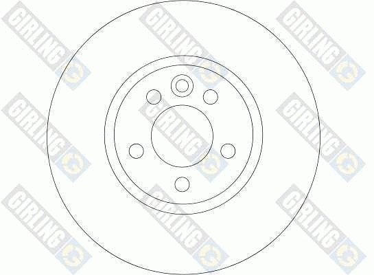 6042034 GIRLING Тормозной диск (фото 2)