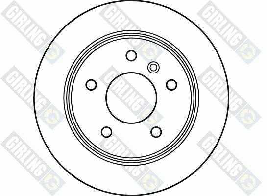 6042234 GIRLING Тормозной диск (фото 2)