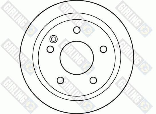 6042241 GIRLING Тормозной диск (фото 2)