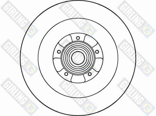 6042286 GIRLING Тормозной диск (фото 2)