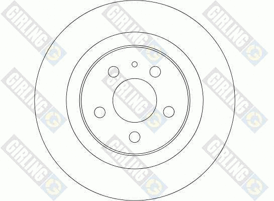 6042564 GIRLING Тормозной диск (фото 2)