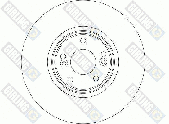 6042605 GIRLING Тормозной диск (фото 2)