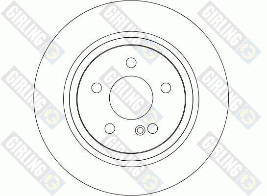 6042634 GIRLING Тормозной диск (фото 2)