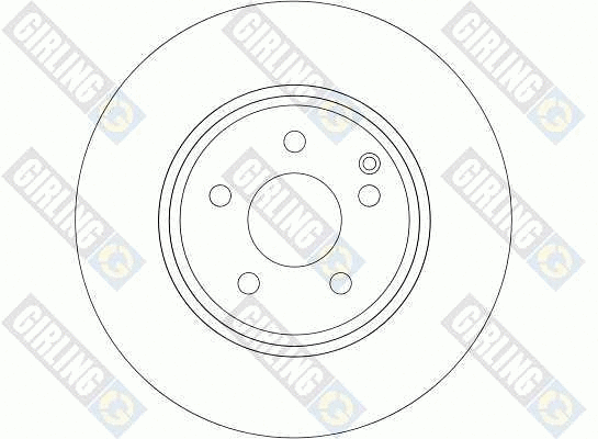 6042641 GIRLING Тормозной диск (фото 2)