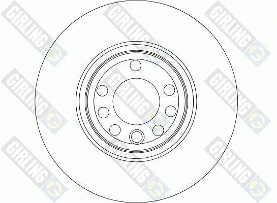 6042655 GIRLING Тормозной диск (фото 2)