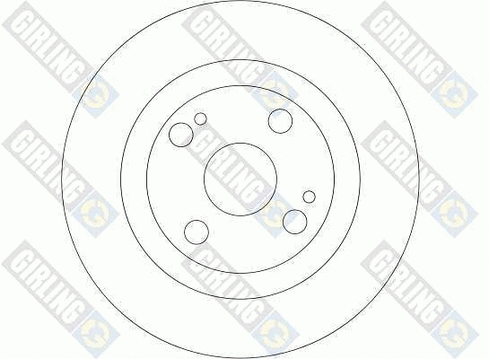 6042784 GIRLING Тормозной диск (фото 2)