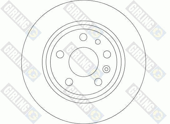 6042794 GIRLING Тормозной диск (фото 2)
