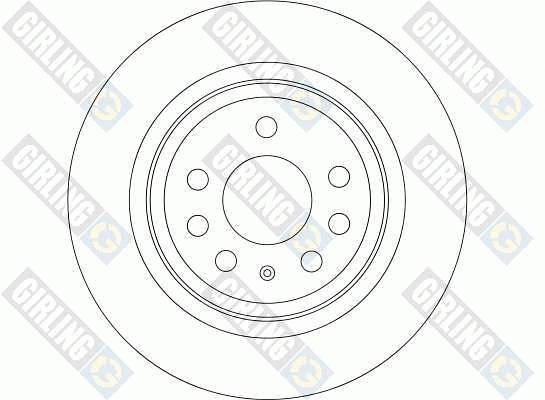 6042842 GIRLING Тормозной диск (фото 2)