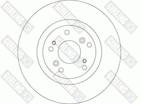 6042881 GIRLING Тормозной диск (фото 2)