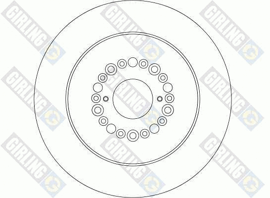 6042892 GIRLING Тормозной диск (фото 1)