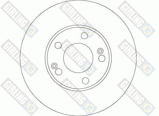 6042911 GIRLING Тормозной диск (фото 2)
