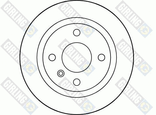 6043014 GIRLING Тормозной диск (фото 2)
