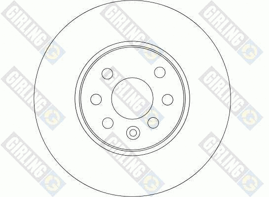 6043181 GIRLING Тормозной диск (фото 1)
