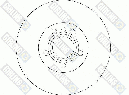 6043231 GIRLING Тормозной диск (фото 2)