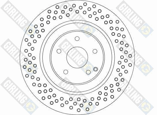 6043415 GIRLING Тормозной диск (фото 2)