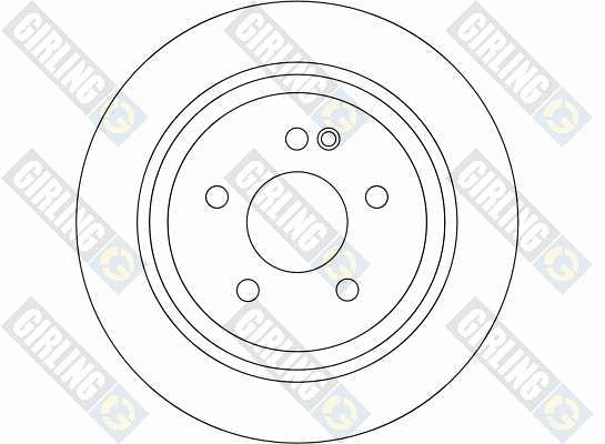 6043564 GIRLING Тормозной диск (фото 2)