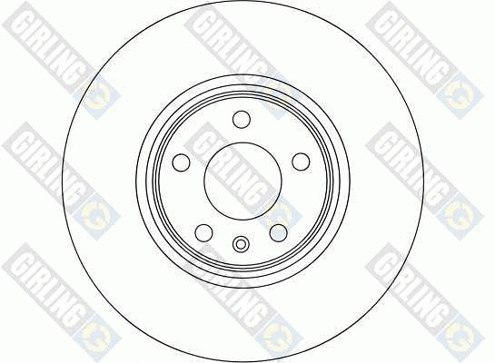 6043581 GIRLING Тормозной диск (фото 1)