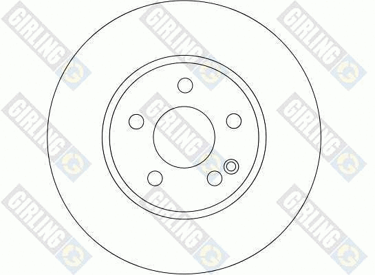 6043731 GIRLING Тормозной диск (фото 2)