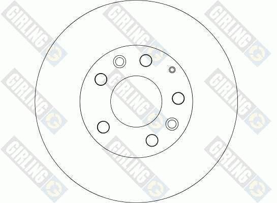 6043871 GIRLING Тормозной диск (фото 1)