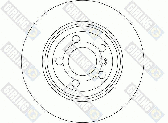 6043882 GIRLING Тормозной диск (фото 2)