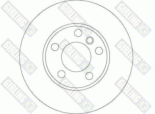 6043905 GIRLING Тормозной диск (фото 2)