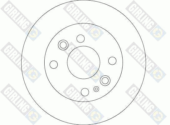6044381 GIRLING Тормозной диск (фото 2)