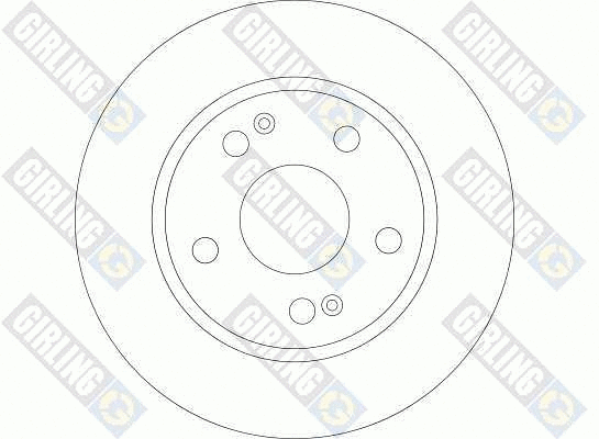 6044431 GIRLING Тормозной диск (фото 2)