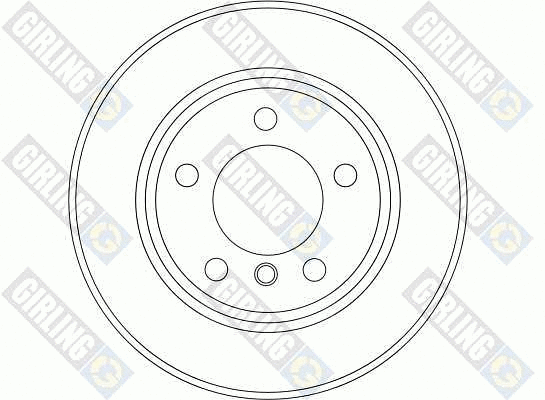 6044471 GIRLING Тормозной диск (фото 2)