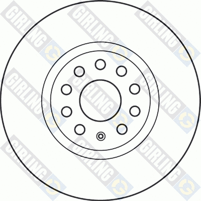 6044645 GIRLING Тормозной диск (фото 2)