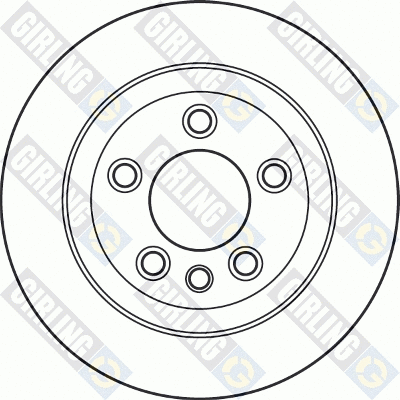 6044875 GIRLING Тормозной диск (фото 2)
